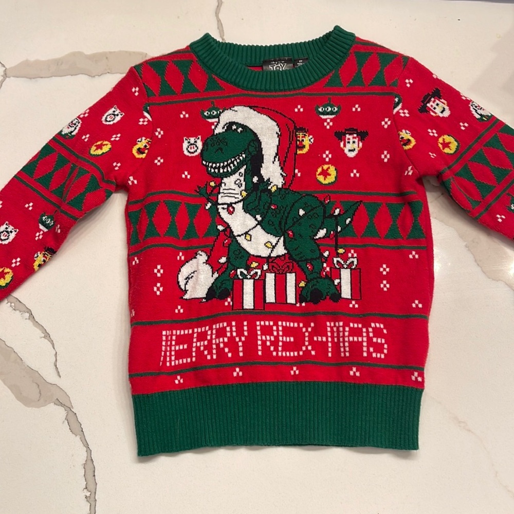 Toddler Toy Story Christmas Sweater